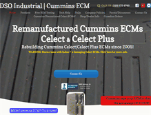 Tablet Screenshot of dsoindustrial.com